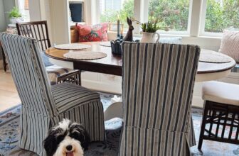 The Tale of Finnegan and the Floral Rug Calamity (+ Get the Look Dining Room)